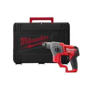Ciocan rotopercutor SDS-Plus Milwaukee FUEL M12 CH-0, 1.1 jouli, livrat fara acumulator, valiza