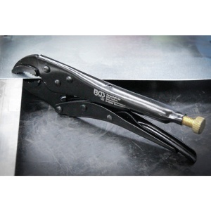 Cleste cu blocare BGS falci curbe, 225 mm - Img 4