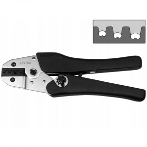 Cleste de sertizat pentru papuci neizolati, HAUPA, 0,5 - 6 mm² - Img 2