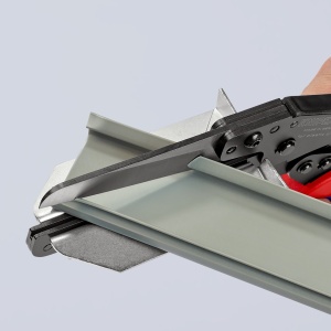 Cleste foarfeca pentru taiat plastic si canale de cabluri, KNIPEX, 275 mm - Img 6