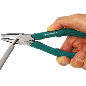 Cleste patent combinat ENGINEER PZ-77, extragere suruburi uzate, 182 mm, extrage suruburi diametru 3 - 9.5mm, taie sarma cupru 4mm, sarma otel 3.2mm, fabricat in Japonia - Img 3