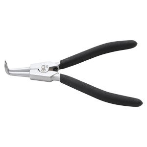 Cleste pentru inele de sigurante exterioare, curbat, 180 mm - Img 1