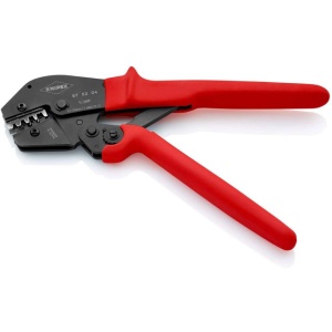 Cleste sertizat conectori cu fisa neizolati, deschisi, KNIPEX, 0.1 - 2.5 mm² - Img 2