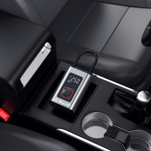 Compresor auto portabil Tellur, 150 PSI, 16L/min, 4000mAh, USB-C, aluminiu - Img 7