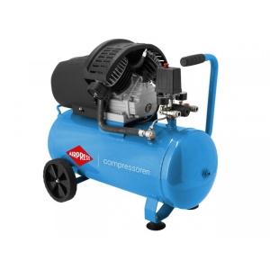 Compresor de aer profesional cu piston (cu accesorii) - Blue Series 2.2kW, 392L/min, 8 bari - Rezervor 50 Litri - AirPress-HL425/50-36888 - Img 4