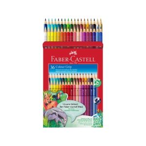 Creioane colorate triunghiulare grip 2001 Faber-Castell 36 culori/set - Img 2