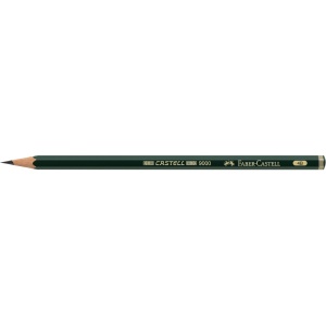 Creion grafit 4B hexagonal Castell 9000 Faber-Castell - Img 2