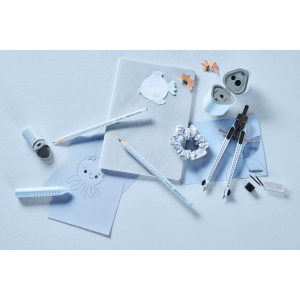 Creion grafit B triunghiular grip 2001 bleu sky Faber-Castell - Img 4