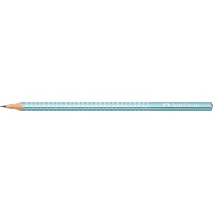 Creion grafit B triunghiular sparkle bleu ocean metalizat 2023 Faber-Castell - Img 2