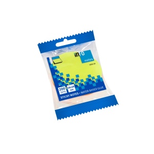 Cub notițe adezive 70 x 70 mm formă 200 file Info Notes - Img 1