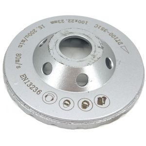 Cupa diamantata Turbo pt. Beton 100x22.2mm Profesional Standard - DXDH.4817.100C - Img 3
