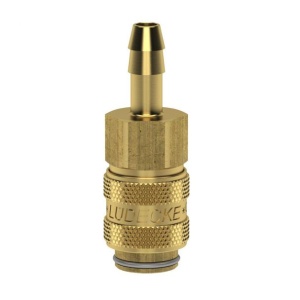 Cupla rapida mini mama Ludecke ESM_4_TAB, DN 5, furtun 4 mm, inchidere dubla