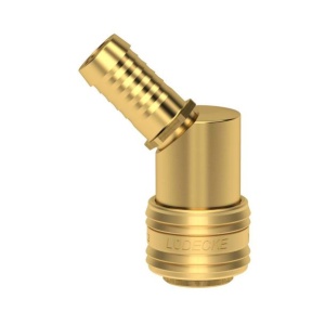 Cupla rapida standard mama Ludecke ES_9_T-45, DN 7.2, furtun 9 mm, unghi 45°