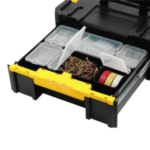 Cutie organizator cu 1 sertar Dewalt DWST1-70705, TSTAK III, 430 x 315 x 180 mm, 9 L - Img 5