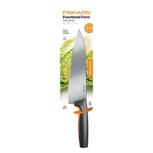 Cutitul bucatarului mare, Fiskars, FunctionalForm, lama inoxidabila, 20 cm - Img 4