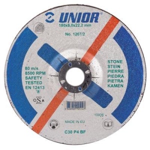 Disc abrunat piatra Unior 180x6x22mm