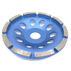 Disc cupa diamantata pentru slefuire Beton/Abrazive 125x22,2mm Standard Profesional - BlueLine - DXDY.BLEC.125 - Img 2