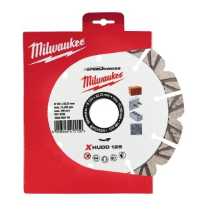 Disc diamantat Speedcross Milwaukee XHUDD 125mm, pentru toate tipurile de materiale de construcție dure, segment 12 mm - Img 2