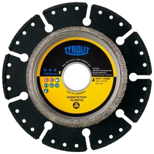 Disc Diamantat Tăiat PVC și Fibră de Sticlă, DCCI Combi Premium***, 125x3.0x22,23