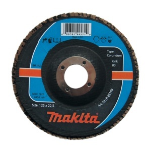 Disc lamelar Makita, profil convex, 115x22.2 mm, granulatie 40