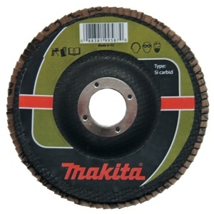 Disc lamelar Makita, profil convex, 180x22.2 mm, granulatie 60