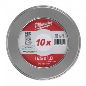 Discuri subțiri PRO+ pentru debitare metal Cut.W Pro+ SCS 41 125 x 1.0 mm MetalBox - 10 buc