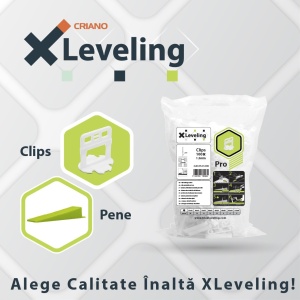 Distantiere XL autonivelare ( Clips XL ) pt. placi groase (11- 20 mm) - Rost de 2 mm - 100 buc - XLEV-PLC2XL100 - Img 2