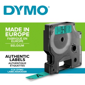 Etichete standard 12mm x 7m negru verde DYMO LabelManager D1 S0720590 45019 - Img 2
