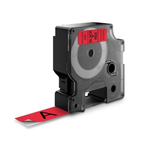Etichete standard 19mm x 7m negru rosu DYMO LabelManager D1 S0720870 45807
