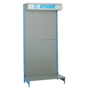 Expozitor aditional Unior cu gauri perforate si iluminare 935x560x2200mm