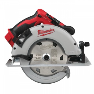Fierastrau circular cu acumulator Milwaukee M18 BLCS66-0X, adancime taiere 66 mm, livrat fara acumualtori, cu valiza