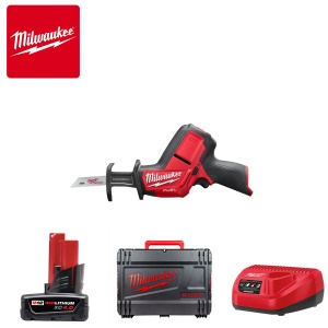 Fierăstrău sabie hackzall™ sub-compact M12 FUEL™ Milwaukee M12 CHZ-202X, alimentare cu acumulator - echipat