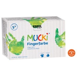 Finger Paint Mucki 150 ml 6/set