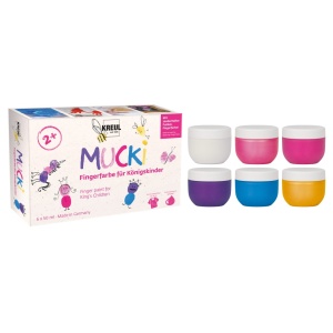 Finger paint Mucki Royal Children 50 ml 6 culori/set - Img 2