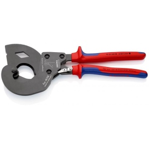 Foarfeca cu clichet pentru taiat cabluri ACSR, KNIPEX, 340 mm - Img 2