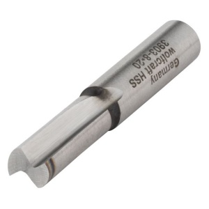 Freza dreapta HSS Wolfcraft 3903000, 8x20 mm, tija 8 mm