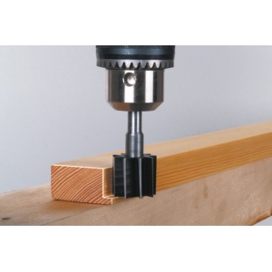 Freza pentru canale Wolfcraft 3260000, 25x22 mm, tija 8 mm - Img 3