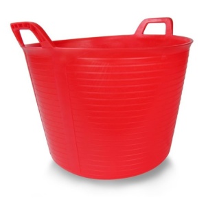 Galeata FLEXTUB din plastic rosie Nr.3 (40 L) - RUBI-88726 - Img 1