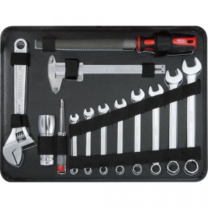 Geanta cu scule, KS TOOLS, 1/4" + 1/2", 127 piese - Img 4