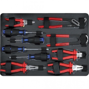 Geanta cu scule, KS TOOLS, 1/4" + 1/2", 127 piese - Img 7