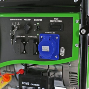 Generator de curent pe benzina Greenfield G-EC11000PEW-C+ATS_11000, portabil, 230V, 9.2 kVA, pornire electrica automatizata, cu panou ATS - Img 7