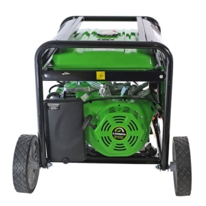 Generator de curent pe benzina Greenfield G-EC6100PEW, portabil, monofazat, 4.5 kVA, 4.5 kW, pornire electrica, roti de transport - Img 6
