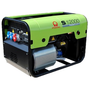 Generator de curent pe benzina PRAMAC S12000T_CONN_DPP_AVR, portabil, trifazat, 13.9 kVA, pornire electrica - Img 1