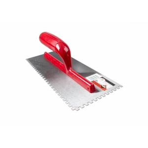 Gletiera dintata cu maner plastic 28cm, 6x6mm - RUBI-25903 - Img 3