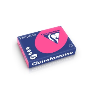 Hârtie A4 80 g/mp color intens fluo 500/top Clairefontaine