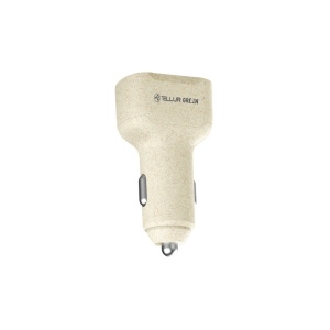 Încărcător auto Tellur Green 36W 6A (PD18W + QC 3.0), crem - Img 5