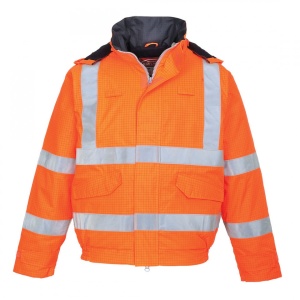 Jacheta de ploaie HiVis Bizflame, Antistatica, Ignifuga S773 - Img 2