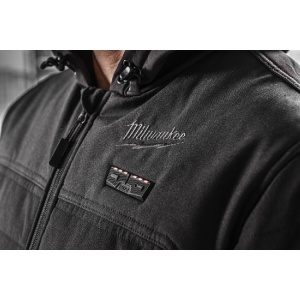 Jacheta puffer încalzita Milwaukee M12 HEXON neagra L - Img 4
