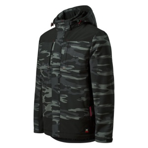 Jachetă softshell de iarnă pentru bărbaţi, Vertex Camo, 320 g/m² W56