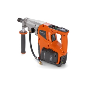 Kit Masina de carotat pentru carotare diamantata in beton Husqvarna DM 540i, DRILL MOTOR DM 540i |KIT| 2 x BLi300 + QC500, diametru carotare 100mm, 4,9kg - Img 2